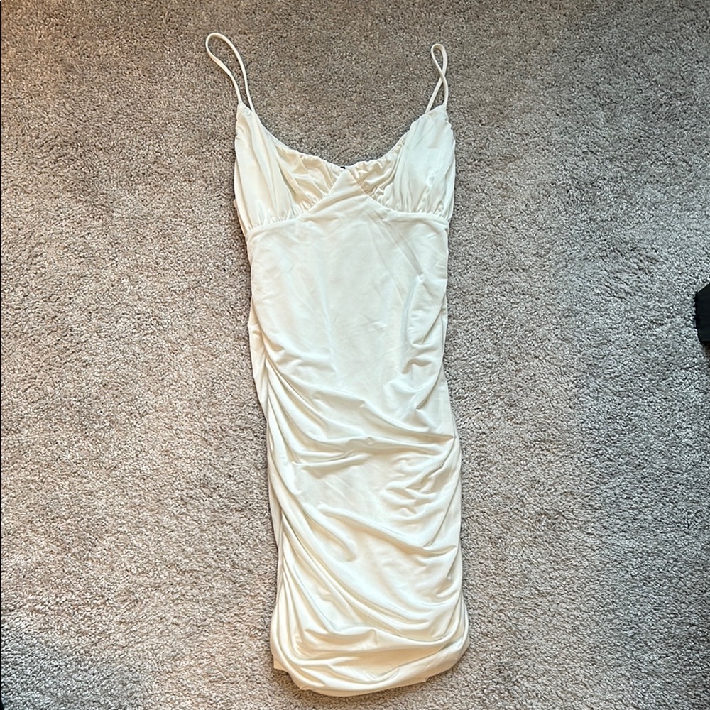 Windsor Cream Mini Dress